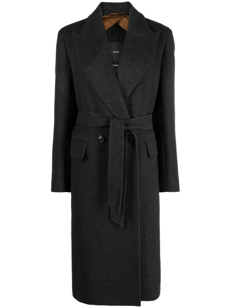  Max Mara Double-breasted Cashmere Coat - Grey 