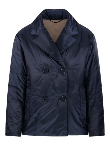  Max Mara Double-breasted Padded Coat - Blue 