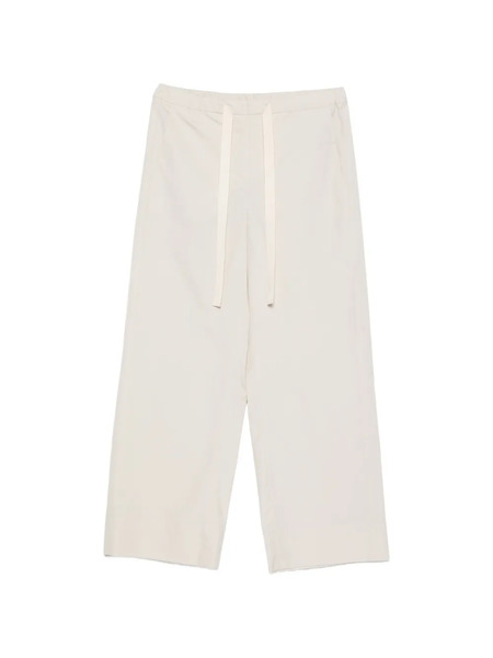  Max Mara Drawstring-fastening Cropped Trousers - Neutrals 