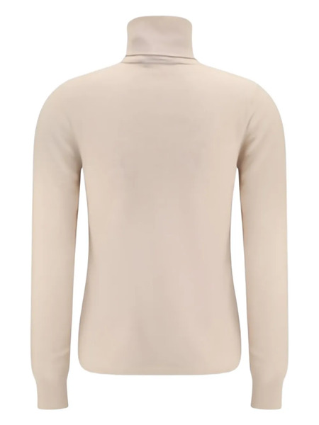  Max Mara Educata Ribbed Turtleneck Sweater - Neutrals 