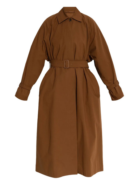  Max Mara Epoche Belted Trench Coat - Brown 