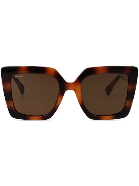  Max Mara Eyewear Butterfly-frame Sunglasses - Brown 
