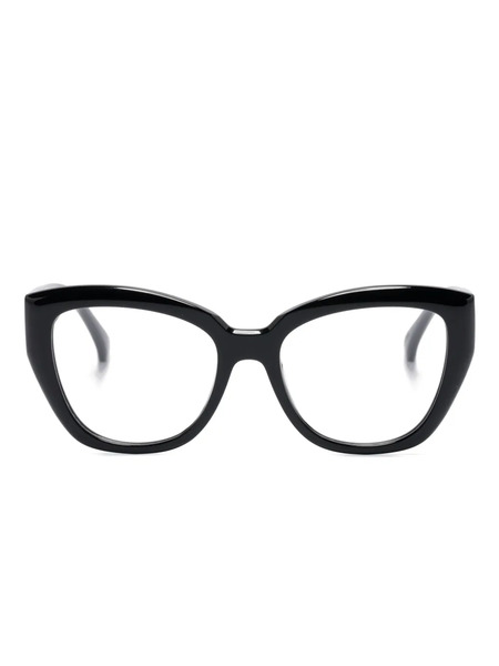  Max Mara Eyewear Cat-eye Frame Glasses - Black 