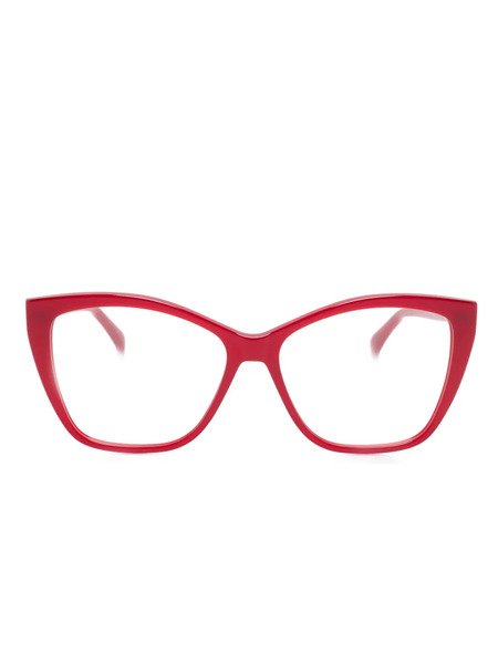  Max Mara Eyewear Cat-eye Frame Glasses - Red 
