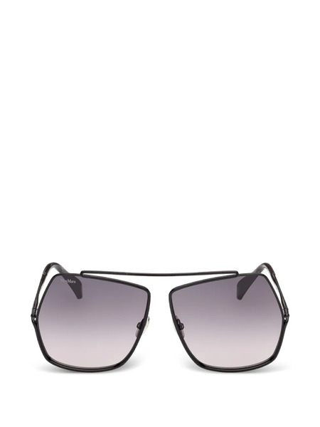  Max Mara Eyewear Geometric-frame Sunglasses - Black 