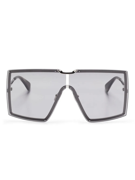  Max Mara Eyewear Oversize-frame Sunglasses - Silver 