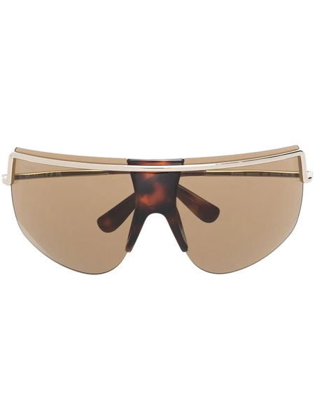  Max Mara Eyewear Oversized Frameless Sunglasses - Brown 
