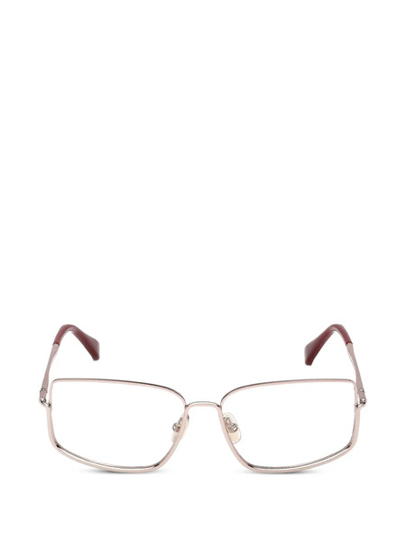  Max Mara Eyewear Rectangle Frame Glasses - Silver 