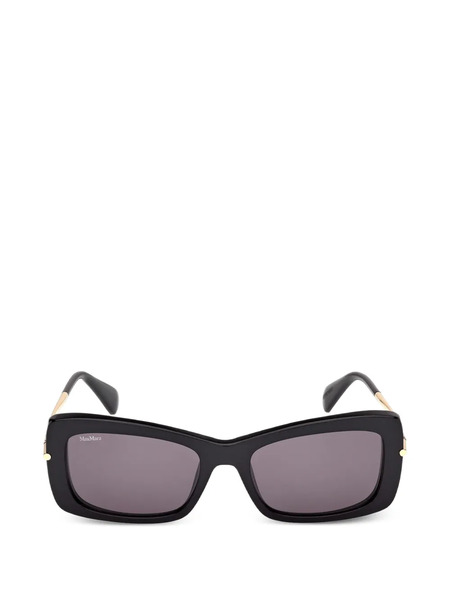  Max Mara Eyewear Rectangular-frame Sunglasses - Black 