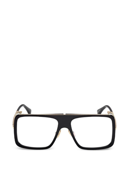  Max Mara Eyewear Square Frame Glasses - Black 