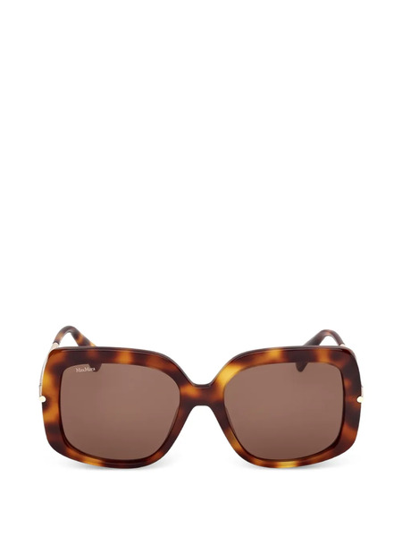  Max Mara Eyewear Square-frame Sunglasses - Brown 