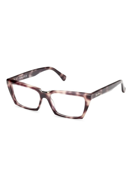  Max Mara Eyewear Tortoiseshell Geometric Frames - Brown 