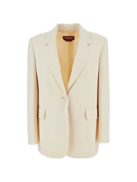  Max Mara Flap Pocket Button Jacket - Neutrals 