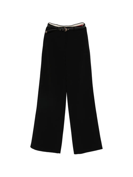  Max Mara Fluid Belt Trousers - Black 