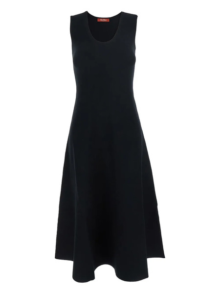  Max Mara Furetto Sleeveless Midi Dress - Black 