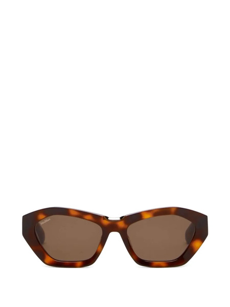  Max Mara Geometric-frame Sunglasses - Brown 