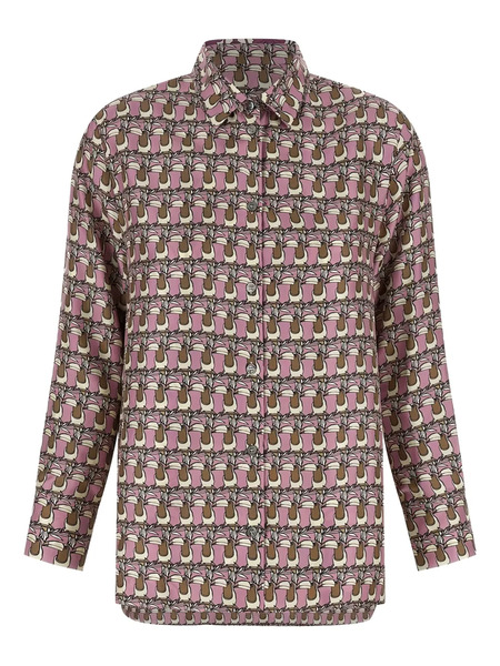  Max Mara Geometric-print Shirt - Pink 