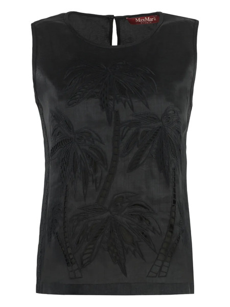  Max Mara Giostra Tank Top - Black 