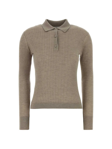  Max Mara Grey Polo Shirt - Neutrals 