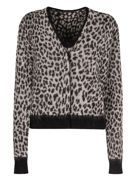  Max Mara Jacquard Cardigan - Neutrals 