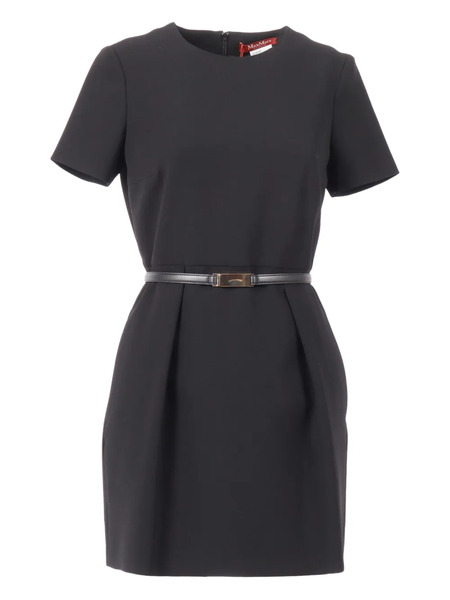  Max Mara Kefalos Belted Mini Dress - Black 
