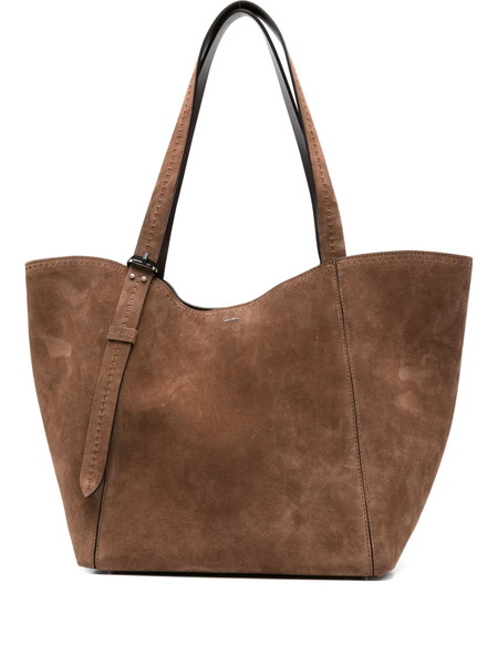  Max Mara Large Suede Tote Bag - Brown 