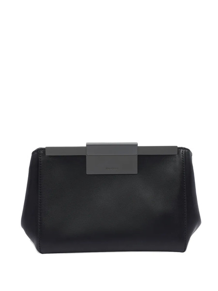  Max Mara Leather Belt Bag - Black 