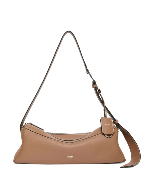  Max Mara Leather East West Shoulder Bag - Neutrals 