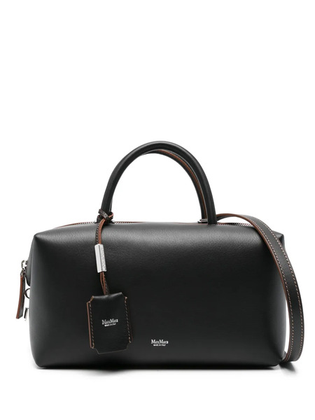  Max Mara Leather Tote Bag - Black 