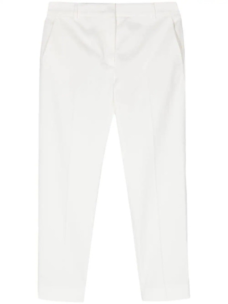  Max Mara Lince Mid-rise Tapered Trousers - White 