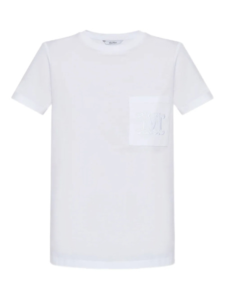  Max Mara Logo-embroidered T-shirt - White 