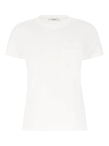  Max Mara Logo-embroidered T-shirt - White 