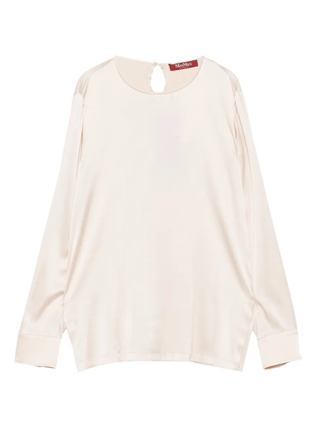  Max Mara Long Sleeve Blouse - Neutrals 