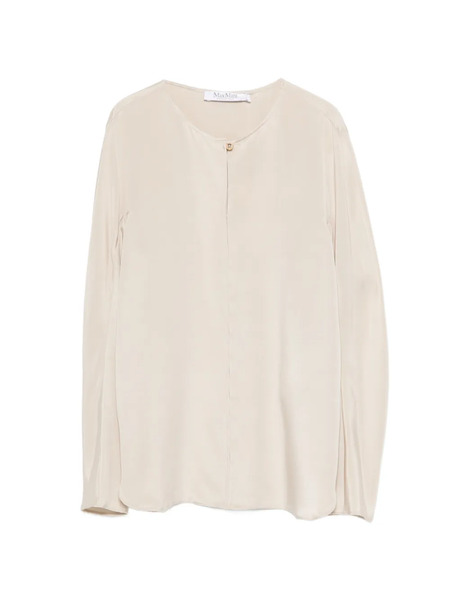  Max Mara Long-sleeve Blouse - Neutrals 