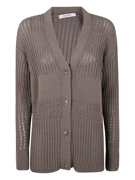  Max Mara March Knitted Button-up Cardigan - Neutrals 