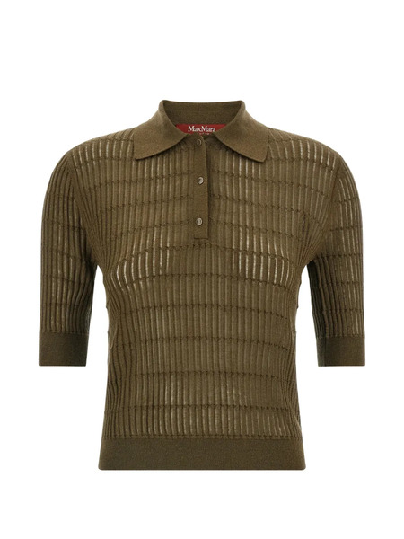  Max Mara Mstgallo Polo Top - Green 