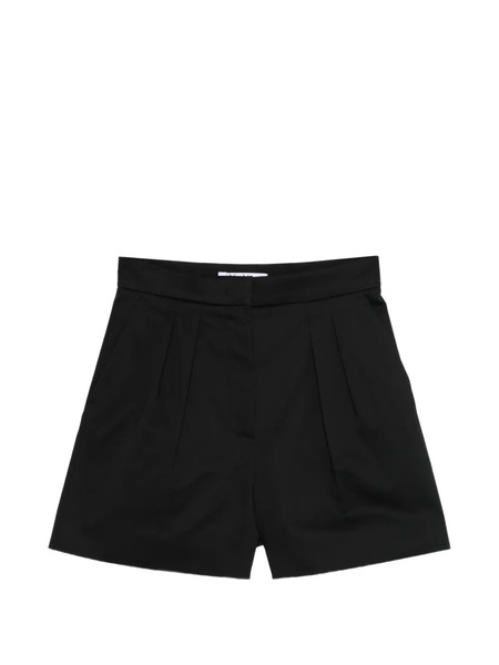  Max Mara Mxmtabacco Pleated Bermuda Shorts - Black 