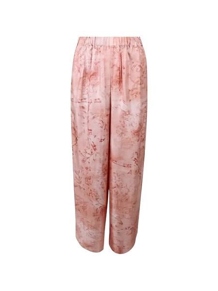  Max Mara Mxmzirlo Wide-leg Trousers - Pink 