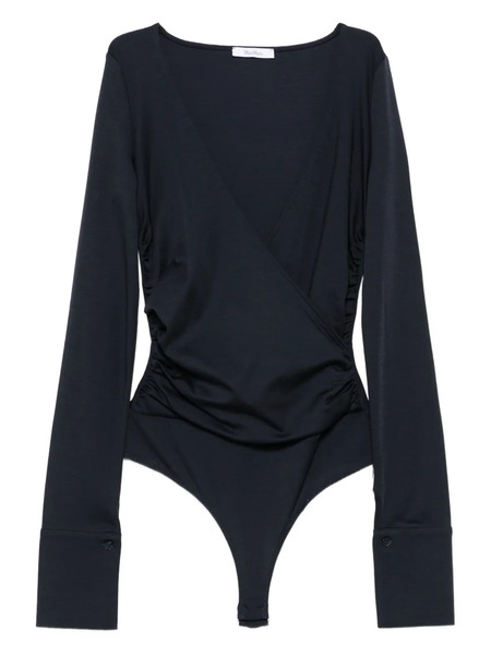  Max Mara Nigella Long-sleeve Bodysuit - Blue 