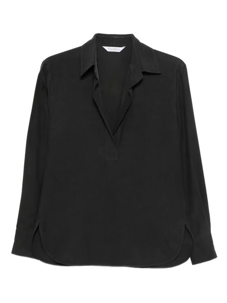  Max Mara Notched-collar Shirt - Black 