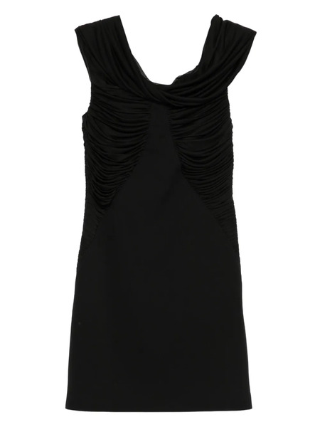  Max Mara Off-shoulder Mini Dress - Black 