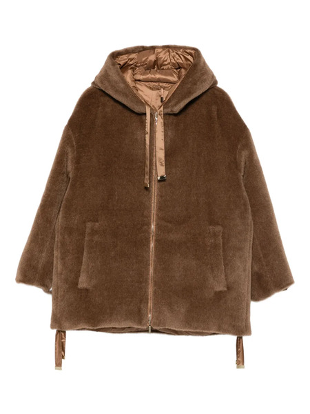  Max Mara Olivia Hooded Coat - Brown 