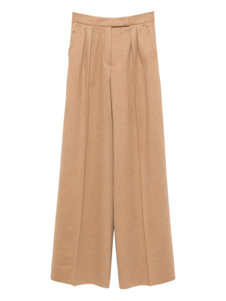  Max Mara Ori Wide-leg Trousers - Neutrals 