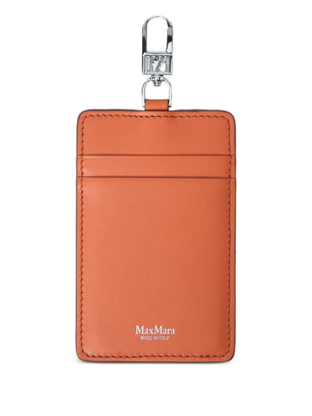  Max Mara Pebble-grain Badge Holder - Orange 