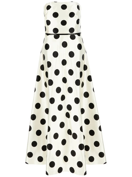  Max Mara Printed Maxi Dress - White 
