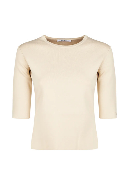  Max Mara Pure Stretch T-shirt - Neutrals 