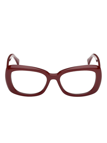  Max Mara Rectangle-frame Glasses - Red 