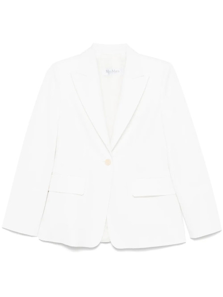  Max Mara Single-breasted Blazer - White 