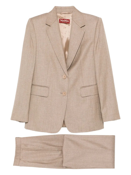  Max Mara Single-breasted Suit - Brown 
