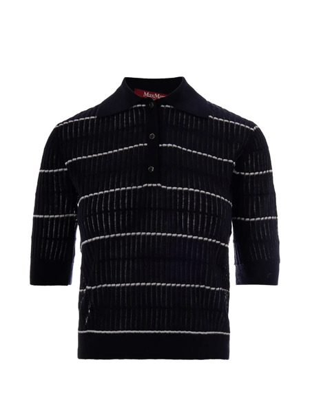  Max Mara Striped Knitted Sweater - Blue 
